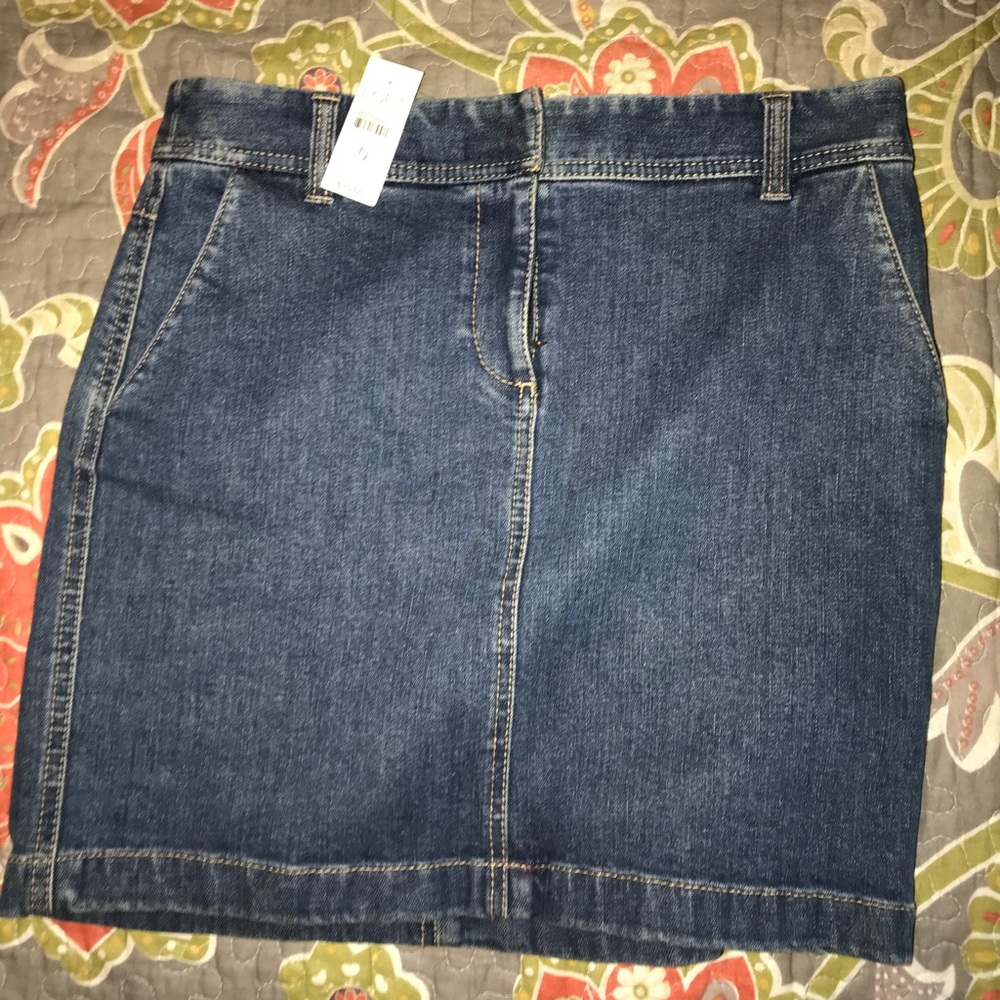 Loft Denim Pencil Skirt